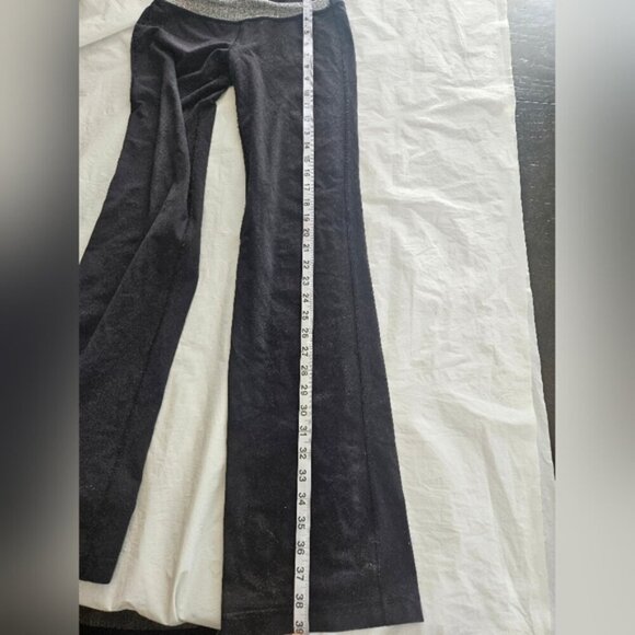 Lululemon Astro Heathered Pant. Black Grey Cross Cross. Size 4 - Picture 10 of 15